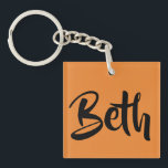 Porte-clés Beth d'exposition de TV orpheline de noir<br><div class="desc">Beth,  un caractère de l'orphelin Black.calligraphy d'exposition de TV</div>