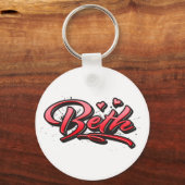 Porte-clés Beth red Heart Graffiti (Recto)