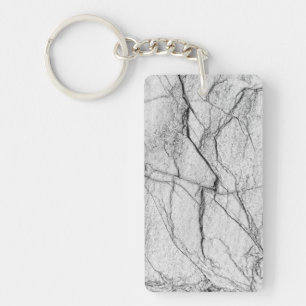Porte-clés Béton gris marbré verni