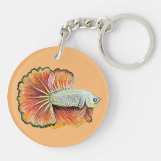 Porte-clés Betta Fish Porte - clé (Dos)