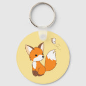 Porte-clés Beurre à regarder de la petite Fox mignonne (Verso)