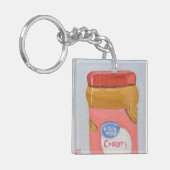 Porte-clés Beurre de cacahuète et gelée (Devant gauche)