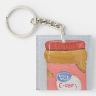 Porte-clés Beurre de cacahuète et gelée