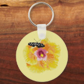 Porte-clés Beurre Fleur croix point (Recto)