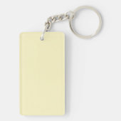 Porte-clés Beurre jaune uni (Dos)