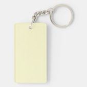 Porte-clés Beurre jaune uni | Classic Elegant (Dos)