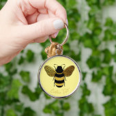PORTE-CLÉS BEYER JAUNE BLACK OR BOMBLEBEE INSECT BEE (Main)