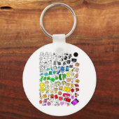 Porte-clés Bfdi Inanimer La folie Tous Les Caractères (Recto)