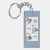 Porte-clés BFF 3 Photo Collage Best Friends Dusty Blue (Devant gauche)