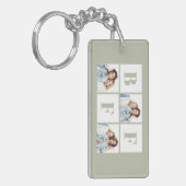 Porte-clés BFF 3 Photo Collage Best Friends Sage Green (Devant gauche)