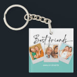Porte-clés BFF 3 Photos Personnalisées Bestie Meilleurs Amis<br><div class="desc">BFF 3 Photos Personnalisées Bestie Meilleurs Amis Pour Toujours</div>