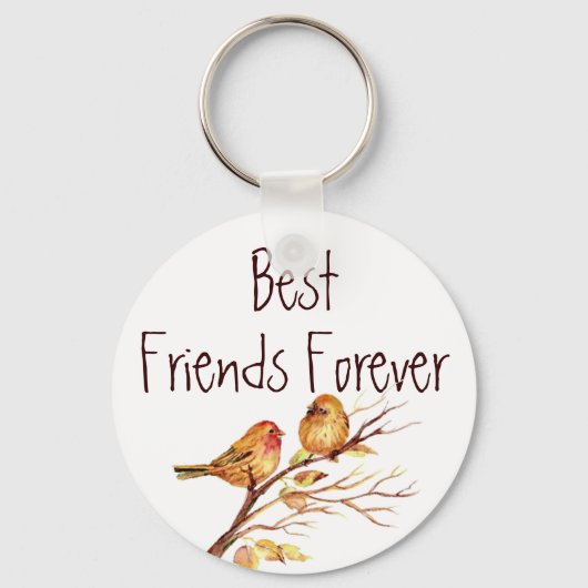 Porte-clés BFF Best Friends Cute Bird Citation (Recto)