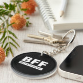 Porte-clés BFF - Big Fat Friend (Devant Droit)