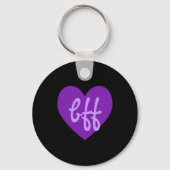 Porte-clés bff en violet (Recto)