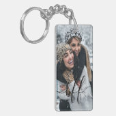 Porte-clés BFF Friendship Photo et Script Text Best Friend (Devant gauche)