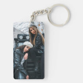 Porte-clés BFF Friendship Photo et Script Text Best Friend (Dos)