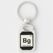 Porte-clés Bg - Piano à Queue Chimie Tableau Périodique (Devant)