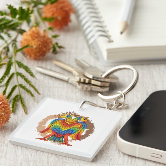 Porte-clés bherunda bird (Devant Droit)