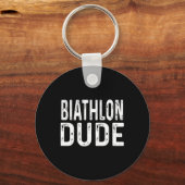 Porte-clés Biathlon Dude détendu Sprint Poursuit Relay Trac (Recto)