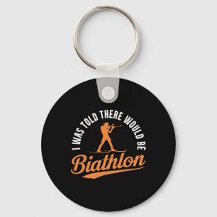 Porte-clés Biathlon Sport hivernal Ski Riffle tir Biath