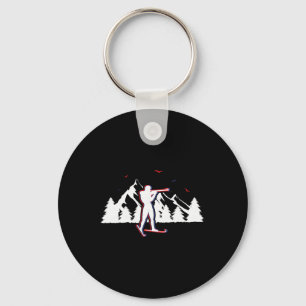 Porte-clés Biathlon tir Sport Cible Ski Concours