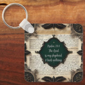 Porte-clés Bibile Psalm 23, gift (Recto)