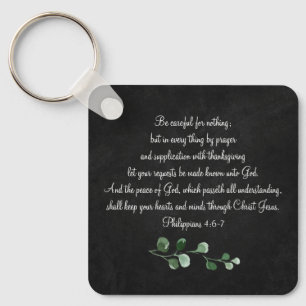 Porte-clés Bible Verse Custom Christian Gift Keychain