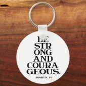 Porte-clés Bible Verse Porte - clé rond (Recto)