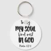 Porte-clés Bible Verse Porte - clé rond (Recto)