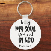 Porte-clés Bible Verse Porte - clé rond (Recto)