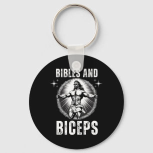 Porte-clés Bibles Et Biceps Bodybuilding Jésus Fitness Drôle