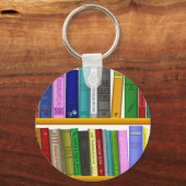 Porte-clés bibliothèque bibliothèque bibliothèque lecture (Recto)