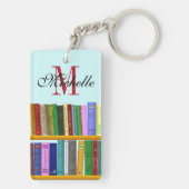 Porte-clés Bibliothèque pour génie. Livres pour élèves intell (Dos)