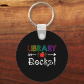 Porte-clés Bibliothèque Rocks Professeur Étudiant S'Amuser Re (Verso)