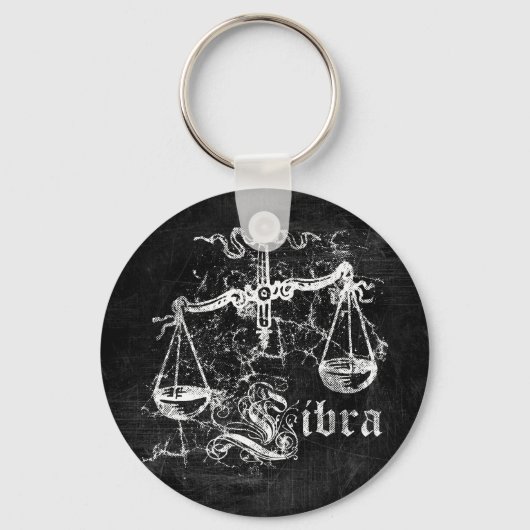 Porte-clés Bibliothèque Vintage Zodiac (Recto)