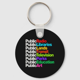 Porte-clés Bibliothèques de radio publique Terres Transit Ted