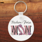 Porte-clés Bichon Frise MOM (Recto)