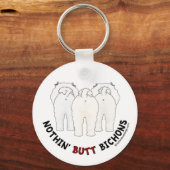 Porte-clés Bichons à boutons (Recto)