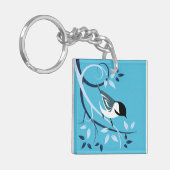 Porte-clés Bickadee Dans La Branche De L'Arbre (Devant gauche)