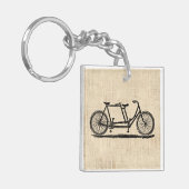 Porte-clés Bicyclette en tandem Bicyclette à deux personnes V (Devant gauche)
