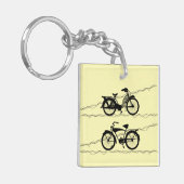 Porte-clés Bicyclette Noir 1 (Devant gauche)