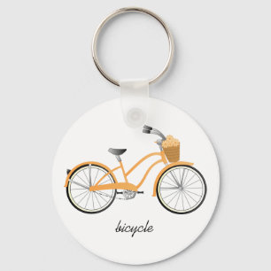 Porte-clés Bicyclette orange