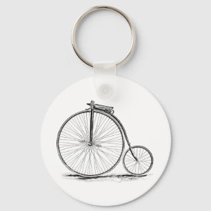 Porte-clés Bicyclette vintage de Haut-Roue de quart de penny