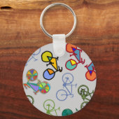 Porte-clés bicyclettes multiples (Recto)