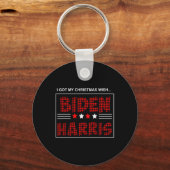 Porte-clés Biden Kamala Harris 2020 Noël (Recto)