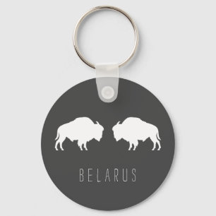 Porte-clés Biélorussie Bison З Biélorusse у б р Б е л  de  Vo