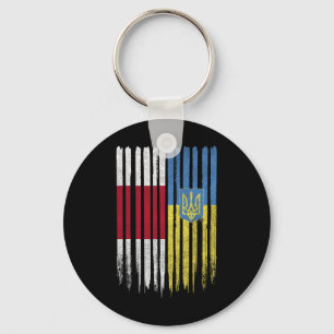 Porte-clés Biélorussie Ukraine Biélorusse Ukrainien Drapeau