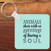 Porte-clés Bien-être des animaux (Recto)