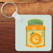 Porte-clés Bien-être vitamine C (Recto)