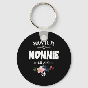 Porte-clés Bientôt Être Nonnie 2025 Fête des mères Première F